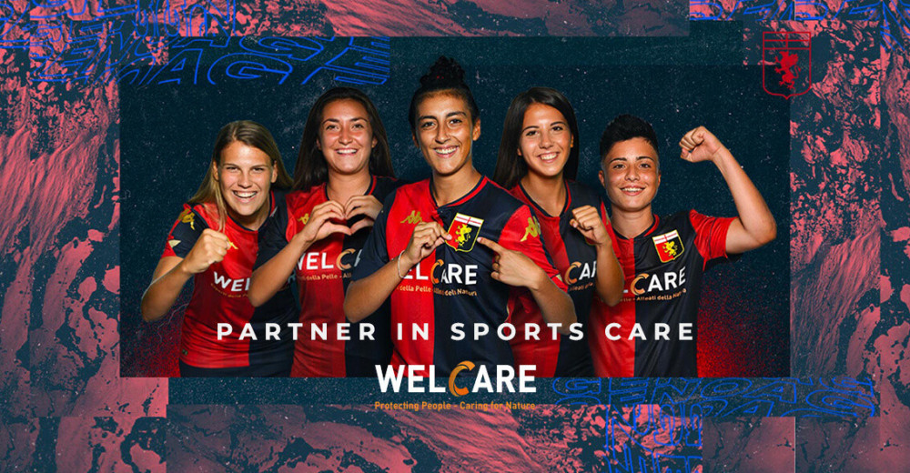 “Partners in Sports Care”: è lo slogan che segna l’unione tra il Genoa Cricket and Football Club e Welcare Industries S.p.A.