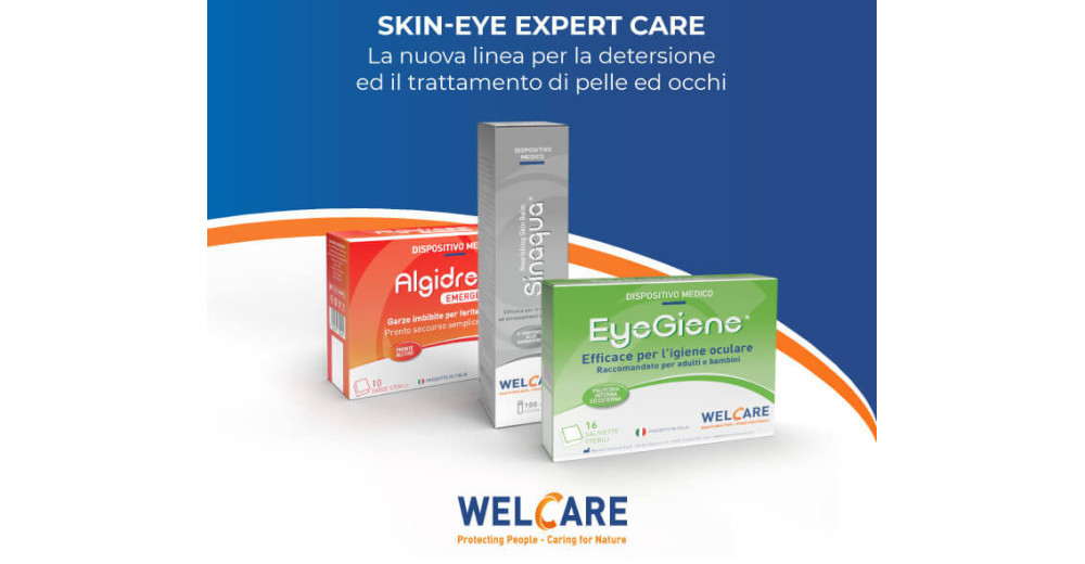 Welcare lancia la nuova linea per la detersione ed il trattamento di pelle ed occhi